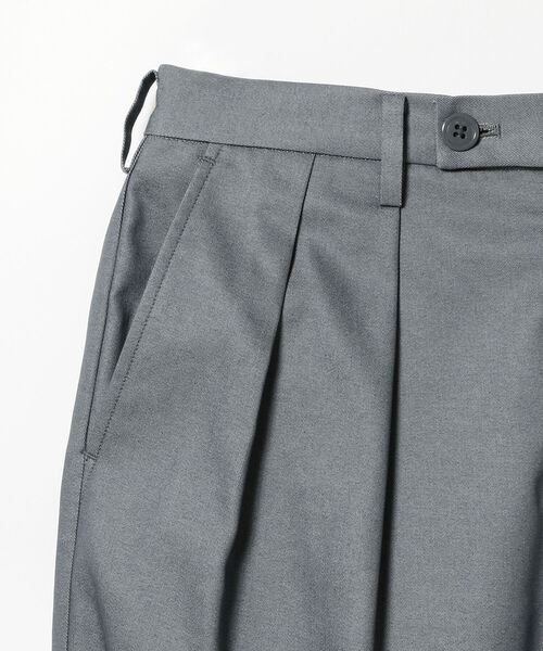 International Gallery BEAMS（インターナショナルギャラリービームス）の「IG / ライトデニム ワイド イージーパンツ（デニムパンツ・メンズ・グレー/インディゴブルー・MEDIUM）」の4枚目の写真