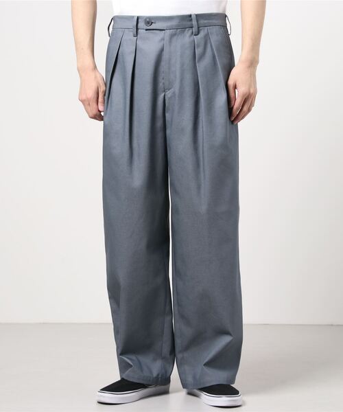 International Gallery BEAMS（インターナショナルギャラリービームス）の「IG / ライトデニム ワイド イージーパンツ（デニムパンツ・メンズ・グレー/インディゴブルー・MEDIUM）」の12枚目の写真