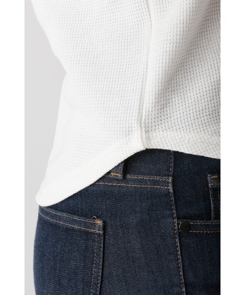 ElegChic（エレグシック）の「コットン ロング Tシャツ 長袖 （Tシャツ/カットソー・レディース・グレー/ホワイト/カーキ/ネイビー/ブラック・M/L/XL/XXL/4L）」の22枚目の写真