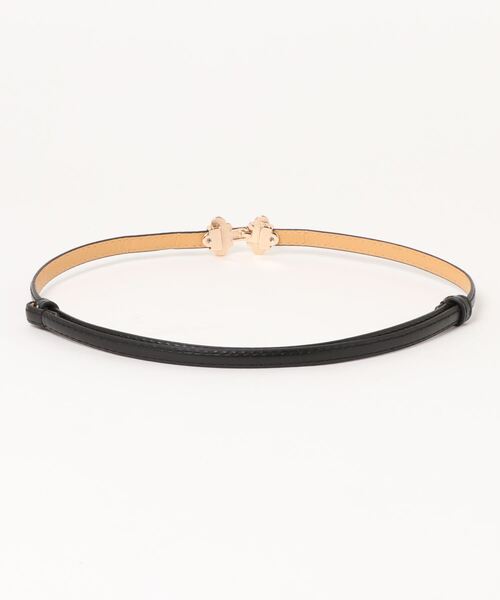 Burner（バーナー）の「【OKUOKU　0909】パールビジュー細ビットベルト（ベルト・レディース・ホワイト/ブラック/キャメル/レッド/ブラウン・FREE）」の6枚目の写真