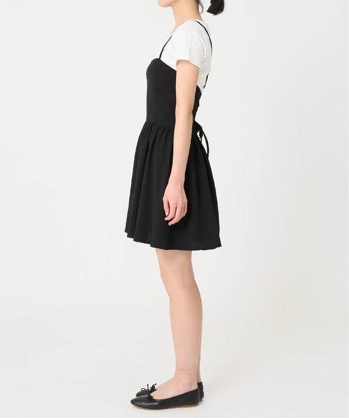 Charles Chaton（シャルルシャトン）の「レースアップキャミドレス（ワンピース・レディース・ブラック/アイボリー・36/34）」の17枚目の写真