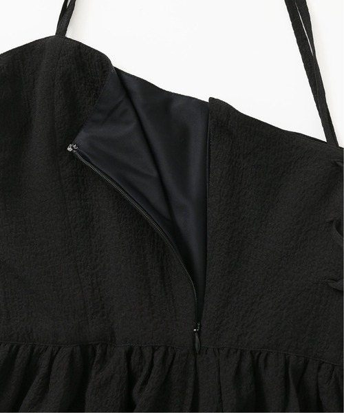 Charles Chaton（シャルルシャトン）の「レースアップキャミドレス（ワンピース・レディース・ブラック/アイボリー・36/34）」の10枚目の写真