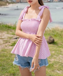 水着（ピンク/桃色系・チェック柄）ファッション通販 - ZOZOTOWN