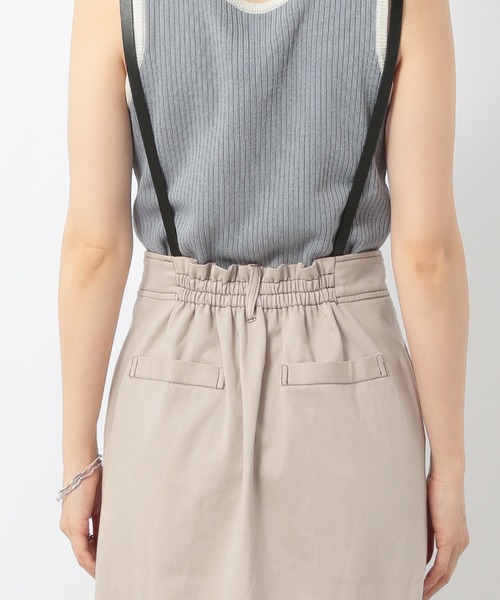 Heather（ヘザー）の「フロントスリットサスツキＩラインスカート　947724（スカート・レディース・ブラック/ベージュ・FREE）」の12枚目の写真