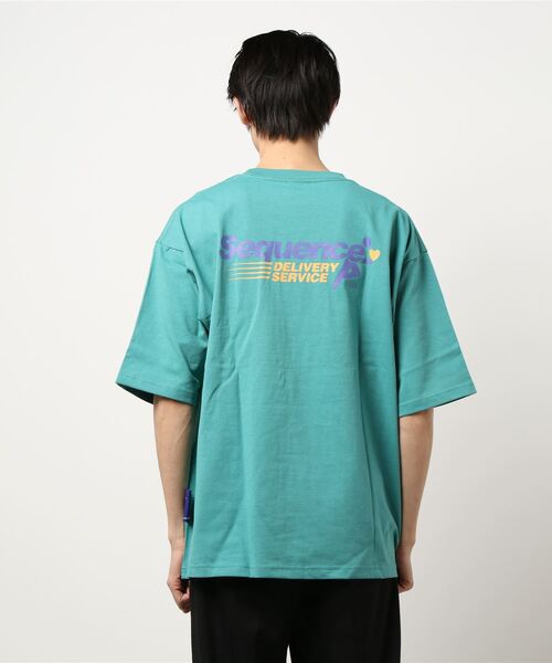 B ONE SOUL（ビーワンソウル）の「【B ONE SOUL/ビーワンソウル】デリバリーベア　プリントＴシャツ バックプリント　ワンポイント刺繍（Tシャツ/カットソー・メンズ・ホワイト系その他/カーキ/ホワイト/パープル・LARGE/X-LARGE/MEDIUM）」の6枚目の写真