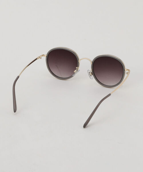 fredy repit（フレディレピ）の「ラウンドメタルピンチフレームサングラス（サングラス・レディース・ベージュ/グレー・FREE）」の13枚目の写真