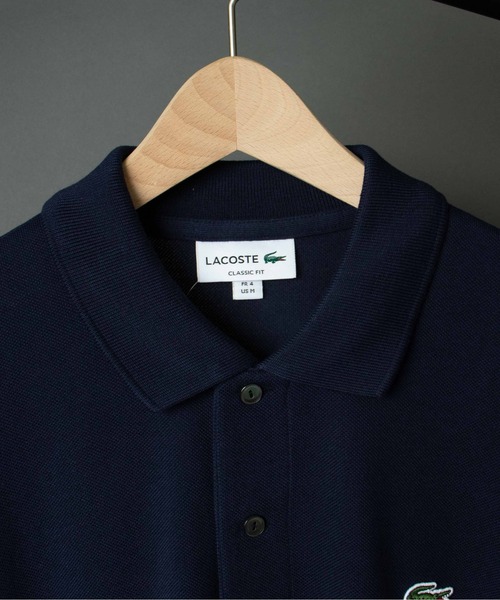 LACOSTE(ラコステ)の「【 LACOSTE / ラコステ 】 L1312LJ-99 Classic Fit Long Sleeve Polo shirts 鹿の子 ロングスリーブ ポロシャツ(ポロシャツ・メンズ・ネイビー/ブラック/ホワイト・3/4/5/6)」の7枚目の写真