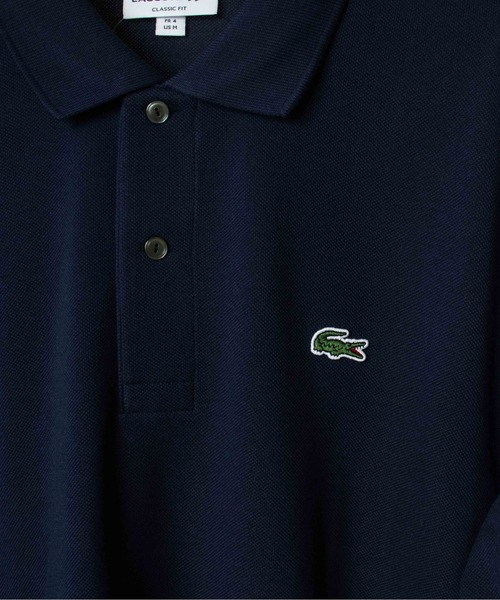 LACOSTE(ラコステ)の「【 LACOSTE / ラコステ 】 L1312LJ-99 Classic Fit Long Sleeve Polo shirts 鹿の子 ロングスリーブ ポロシャツ(ポロシャツ・メンズ・ネイビー/ブラック/ホワイト・3/4/5/6)」の8枚目の写真