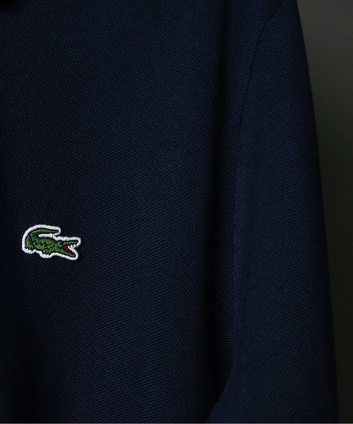 LACOSTE(ラコステ)の「【 LACOSTE / ラコステ 】 L1312LJ-99 Classic Fit Long Sleeve Polo shirts 鹿の子 ロングスリーブ ポロシャツ(ポロシャツ・メンズ・ネイビー/ブラック/ホワイト・3/4/5/6)」の9枚目の写真