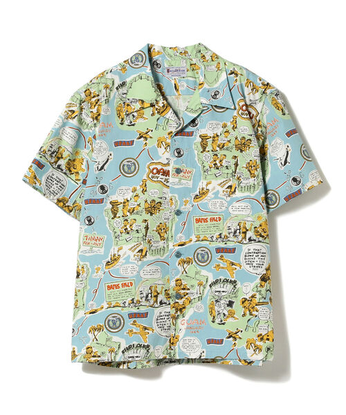 Buzz Rickson's（バズリクソンズ）の「BUZZ RICKSON'S / エアクラフト リペア オープンカラーシャツ＜MEN＞（シャツ/ブラウス・メンズ・ブルー・LARGE/X-LARGE/MEDIUM）」の7枚目の写真