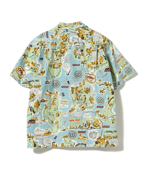 Buzz Rickson's（バズリクソンズ）の「BUZZ RICKSON'S / エアクラフト リペア オープンカラーシャツ＜MEN＞（シャツ/ブラウス・メンズ・ブルー・LARGE/X-LARGE/MEDIUM）」の3枚目の写真