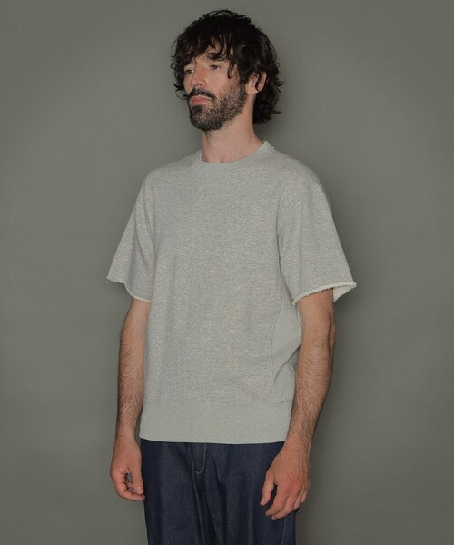 MACKINTOSH LONDON（マッキントッシュ ロンドン）の「リバーシブル吊り裏毛半袖クルーネックスウェット（スウェット・メンズ・グレー・M/L）」の2枚目の写真