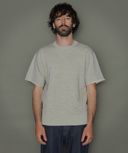 MACKINTOSH LONDON（マッキントッシュ ロンドン）の「リバーシブル吊り裏毛半袖クルーネックスウェット（スウェット・メンズ・グレー・M/L）」の9枚目の写真