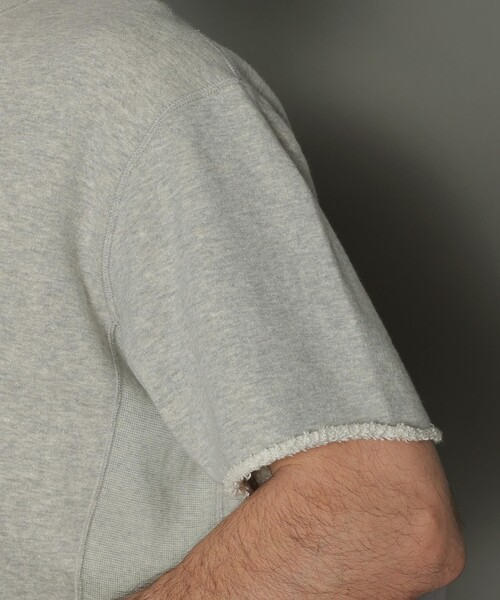 MACKINTOSH LONDON（マッキントッシュ ロンドン）の「リバーシブル吊り裏毛半袖クルーネックスウェット（スウェット・メンズ・グレー・M/L）」の8枚目の写真