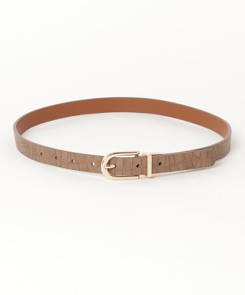 NANO universe（ナノユニバース）の「リバーシブルベルト（ベルト・レディース・ブラック/キャメル/グレー系その他4・FREE）」の3枚目の写真