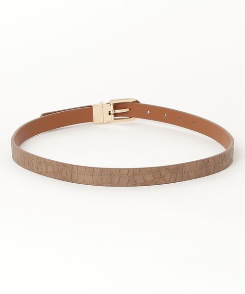 NANO universe（ナノユニバース）の「リバーシブルベルト（ベルト・レディース・ブラック/キャメル/グレー系その他4・FREE）」の9枚目の写真