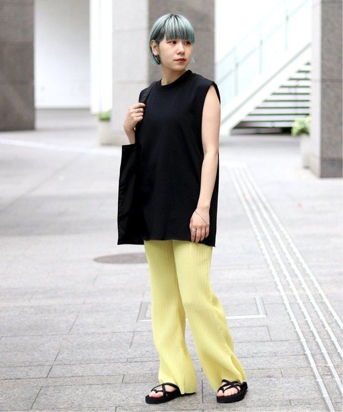 Upcycle（アップサイクル）の「【UPCYCLE/アップ サイクル】VINTAGE WASH ROCK Tシャツ（Tシャツ/カットソー・レディース・ホワイト/ブラック・FREE）」の22枚目の写真