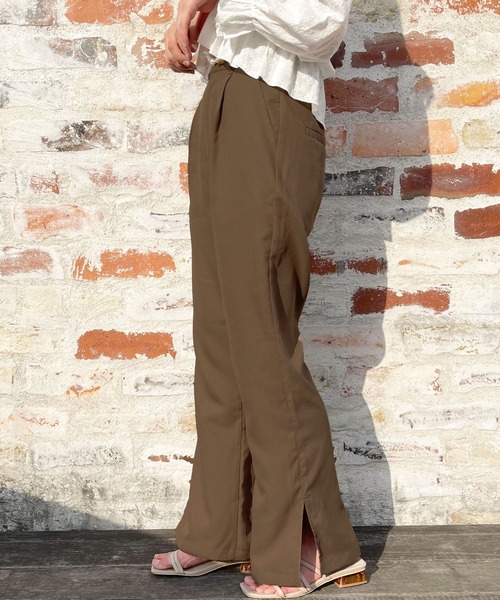 apres jour（アプレジュール）の「ラテカラーフレアパンツ【ZOZOTOWN限定アイテム】【5AP】（その他パンツ・レディース・アイボリー/ブラウン系その他/ピンクベージュ/ライトベージュ・SMALL/MEDIUM/X-LARGE）」の19枚目の写真