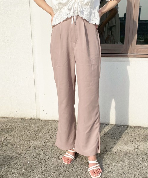 apres jour（アプレジュール）の「ラテカラーフレアパンツ【ZOZOTOWN限定アイテム】【5AP】（その他パンツ・レディース・アイボリー/ブラウン系その他/ピンクベージュ/ライトベージュ・SMALL/MEDIUM/X-LARGE）」の15枚目の写真