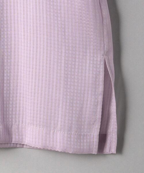 BEAUTY&YOUTH UNITED ARROWS(ビューティーアンドユースユナイテッドアローズ)の「BY シアーオープンカラーシャツ◆(シャツ/ブラウス・レディース・ブラック/ライラック・FREE)」の14枚目の写真