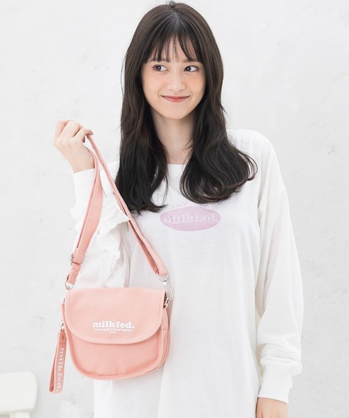 MILKFED.（ミルクフェド）の「ROUND CANVAS SHOULDERBAG MINI