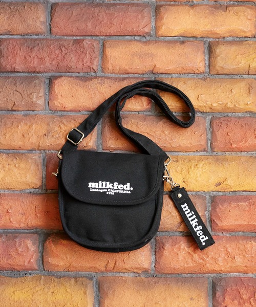 MILKFED.（ミルクフェド）の「ROUND CANVAS SHOULDERBAG MINI（ショルダーバッグ・レディース・ライトピンク/ブラック/ベージュ/ホワイト・ONE SIZE）」の21枚目の写真