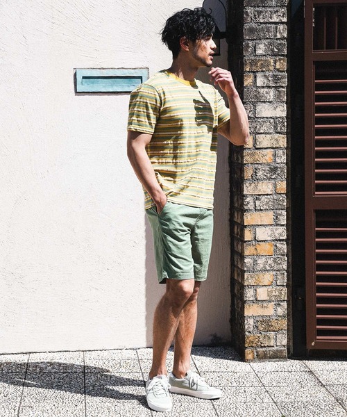 BAYFLOW(ベイフロー)の「WEB限定 リネンショートパンツ(その他パンツ・メンズ・グリーン/ライトブラウン/オフホワイト/チャコール・LARGE/MEDIUM)」の9枚目の写真