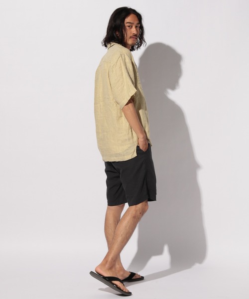 BAYFLOW(ベイフロー)の「WEB限定 リネンショートパンツ(その他パンツ・メンズ・グリーン/ライトブラウン/オフホワイト/チャコール・LARGE/MEDIUM)」の14枚目の写真
