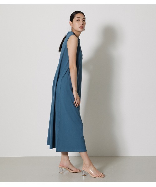 AZUL by moussy（アズールバイマウジー）の「PLEATS DOCKING ONEPIECE 