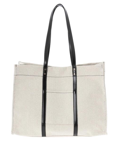 AMERICAN HOLIC（アメリカンホリック）の「スクエアトートバッグ（トートバッグ・レディース・ブラウン/ブラック・FREE）」の5枚目の写真