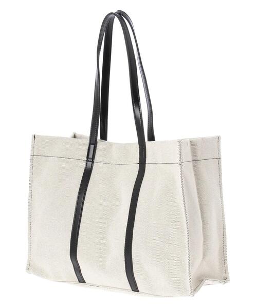 AMERICAN HOLIC（アメリカンホリック）の「スクエアトートバッグ（トートバッグ・レディース・ブラウン/ブラック・FREE）」の3枚目の写真