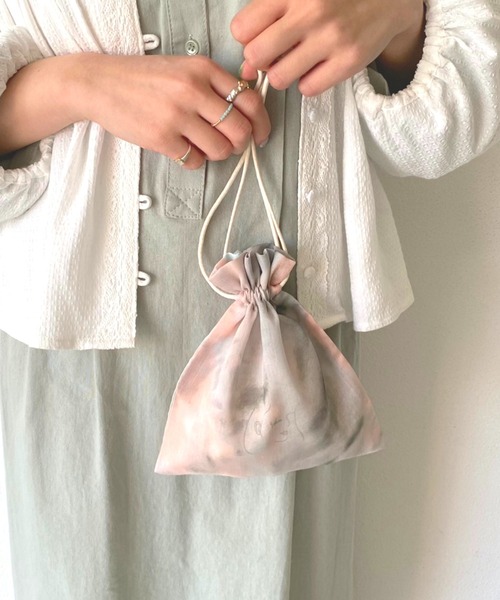 idem（イデム）の「dreaming sheer pouch/ドリーミングシアー巾着ポーチ（ポーチ・レディース・その他・FREE）」の4枚目の写真