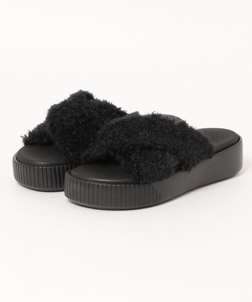 PUMA（プーマ）の「PUMA プーマ プラットフォーム スライド ファー ウィメンズ サンダル（サンダル・レディース・ブラック/ライトピンク・23.0cm/24.0cm/25.0cm/22.0cm）」の14枚目の写真