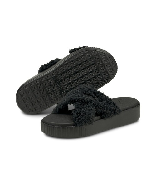 PUMA（プーマ）の「PUMA プーマ プラットフォーム スライド ファー ウィメンズ サンダル（サンダル・レディース・ブラック/ライトピンク・23.0cm/24.0cm/25.0cm/22.0cm）」の15枚目の写真