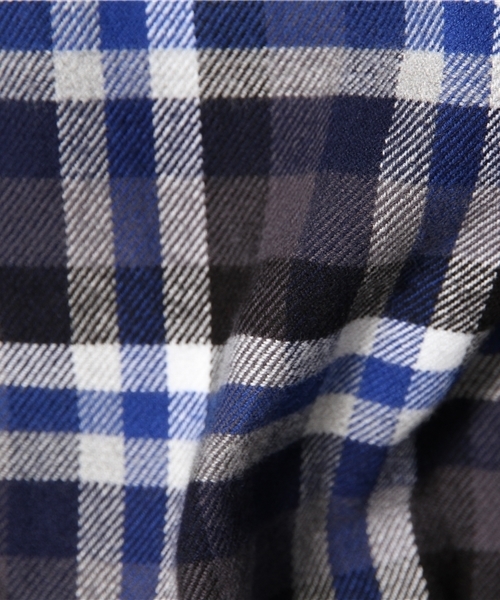 URBAN RESEARCH（アーバンリサーチ）の「URBAN RESEARCH ビエラチェック起毛BDシャツ（シャツ/ブラウス・メンズ・ブラウン系その他/ブルー系その他/レッド系その他/イエロー系その他・LARGE/SMALL/MEDIUM）」の5枚目の写真