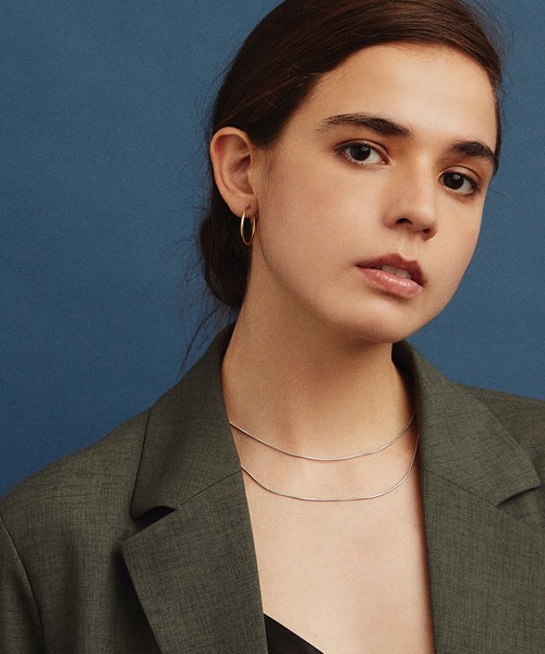 CENE（セネ）の「【CENE】セネ/ [シルバー]1mmスネークチェーン ネックレス/45cm（ネックレス・レディース・シルバー・FREE）」の6枚目の写真