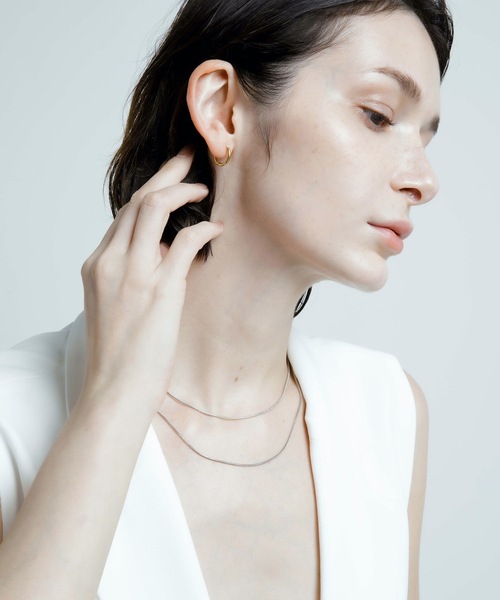 CENE（セネ）の「【CENE】セネ/ [シルバー]1mmスネークチェーン ネックレス/45cm（ネックレス・レディース・シルバー・FREE）」の9枚目の写真