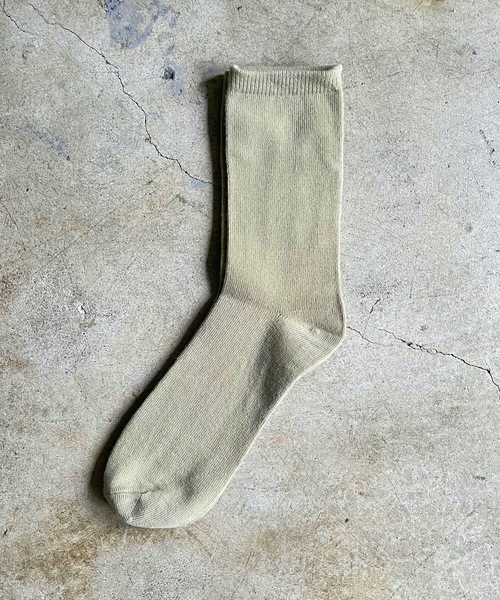 SHIZUTA（シズタ）の「SZT:カラー無地ソックス（ソックス/靴下・レディース・アイボリー/チャコールグレー/ブラック/ベージュ/ネイビー/オフホワイト/グリーン/クリーム/セージグリーン/シルバーグレー/モカ/ロイヤルブルー/スモークピンク/グレイッシュベージュ/シャーベット/パープル/レッド/イエロー/ピンク/ゴールド/ライム/シルバー/カリビアンブルー/ミント/ワインレッド・S/M/L）」の13枚目の写真
