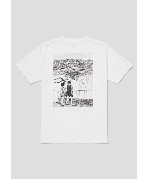 Design Tshirts Store graniph（デザイン　ティーシャツ　ストア　グラニフ）の「デッドデッドデーモンズデデデデデストラクション(ビッグコミックスピリッツ)｜コラボTシャツ（Tシャツ/カットソー・メンズ・ホワイト・SMALL/MEDIUM/LARGE/X-LARGE/X-SMALL）」の10枚目の写真
