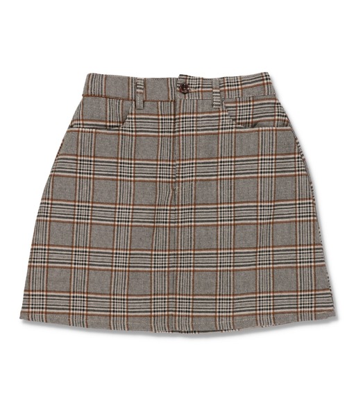 SPINNS（スピンズ）の「【セットアップ対応商品】チェックデザイン ミニスカート（スカート・レディース・ブラウン系1/ベージュ系1/ベージュ系2/グレー系2・ONESIZE）」の14枚目の写真