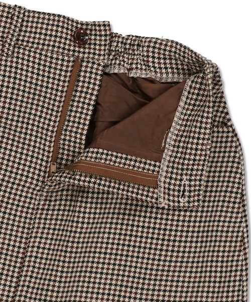 SPINNS（スピンズ）の「【セットアップ対応商品】チェックデザイン ミニスカート（スカート・レディース・ブラウン系1/ベージュ系1/ベージュ系2/グレー系2・ONESIZE）」の19枚目の写真