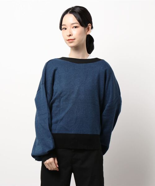 179/WG（イチナナキュウダブルジー）の「<4way>リバーシブルカーディガン（カーディガン/ボレロ・レディース・ブルー/オレンジ/チャコールグレー・FREE）」の18枚目の写真