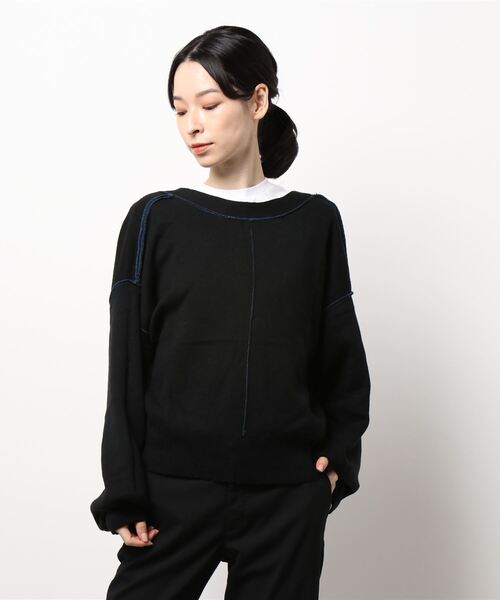 179/WG（イチナナキュウダブルジー）の「<4way>リバーシブルカーディガン（カーディガン/ボレロ・レディース・ブルー/オレンジ/チャコールグレー・FREE）」の11枚目の写真