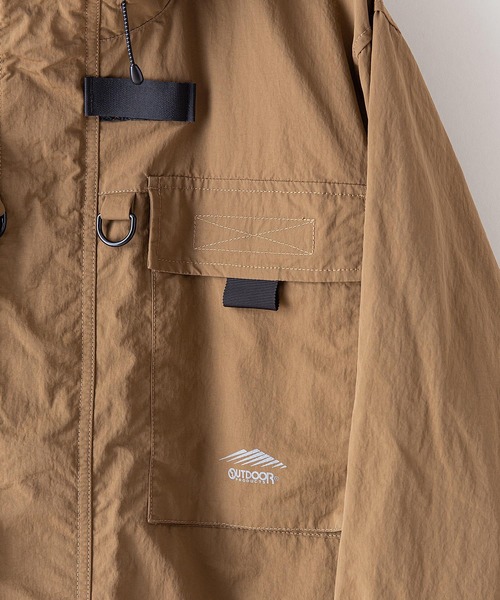 OUTDOOR PRODUCTS APPAREL(アウトドアプロダクツアパレル)の「撥水フィッシングジャケット ワンポイントブランドロゴ(ブルゾン・メンズ・ブラック/ベージュ/カーキ・LARGE/MEDIUM/X-LARGE)」の13枚目の写真