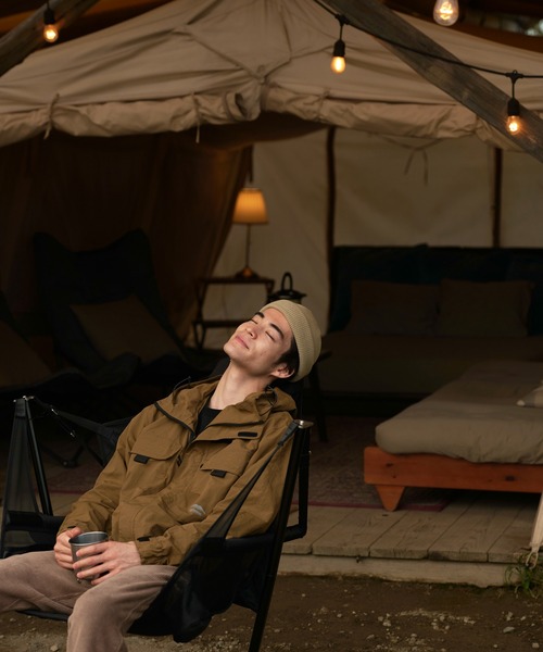 OUTDOOR PRODUCTS APPAREL(アウトドアプロダクツアパレル)の「撥水フィッシングジャケット ワンポイントブランドロゴ(ブルゾン・メンズ・ブラック/ベージュ/カーキ・LARGE/MEDIUM/X-LARGE)」の18枚目の写真