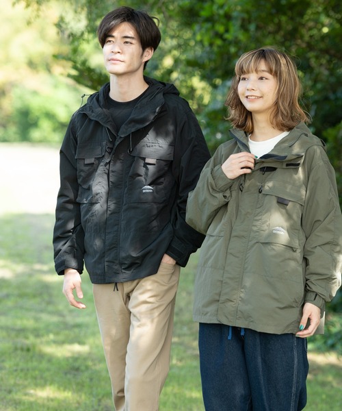 OUTDOOR PRODUCTS APPAREL(アウトドアプロダクツアパレル)の「撥水フィッシングジャケット ワンポイントブランドロゴ(ブルゾン・メンズ・ブラック/ベージュ/カーキ・LARGE/MEDIUM/X-LARGE)」の20枚目の写真