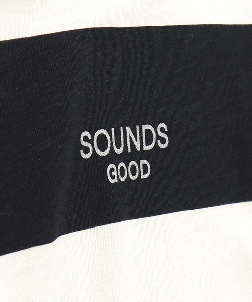 BRANSHES(ブランシェス)の「【シルバープリント】幅広ボーダー長袖Tシャツ(Tシャツ/カットソー・キッズ・ネイビー/ブラック・90cm/140cm/150cm/130cm/100cm/120cm/110cm)」の6枚目の写真