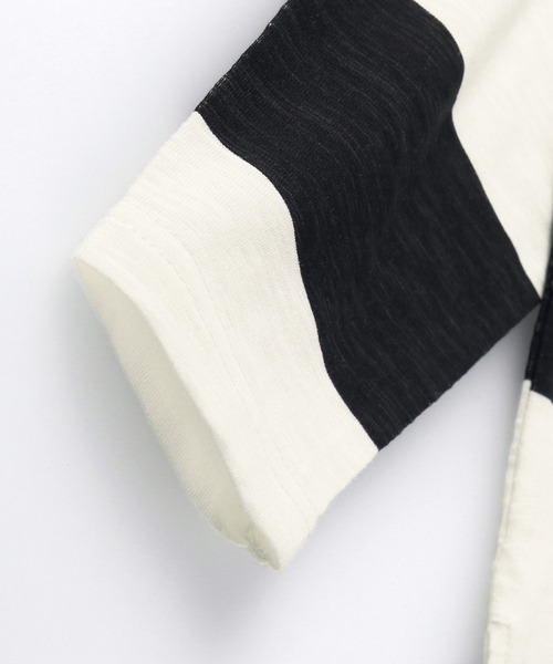 BRANSHES(ブランシェス)の「【シルバープリント】幅広ボーダー長袖Tシャツ(Tシャツ/カットソー・キッズ・ネイビー/ブラック・90cm/140cm/150cm/130cm/100cm/120cm/110cm)」の15枚目の写真