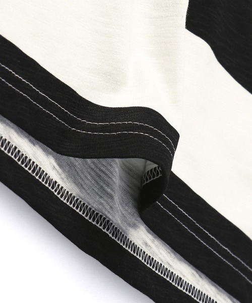 BRANSHES(ブランシェス)の「【シルバープリント】幅広ボーダー長袖Tシャツ(Tシャツ/カットソー・キッズ・ネイビー/ブラック・90cm/140cm/150cm/130cm/100cm/120cm/110cm)」の11枚目の写真