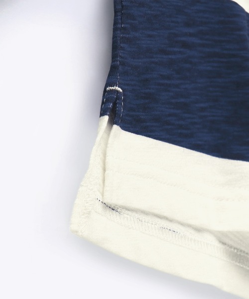 BRANSHES(ブランシェス)の「【シルバープリント】幅広ボーダー長袖Tシャツ(Tシャツ/カットソー・キッズ・ネイビー/ブラック・90cm/140cm/150cm/130cm/100cm/120cm/110cm)」の16枚目の写真